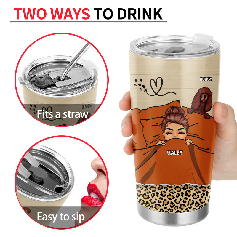 Dogs Make My happy Humans Make My Head Hurt - Personalized Custom Tumbler