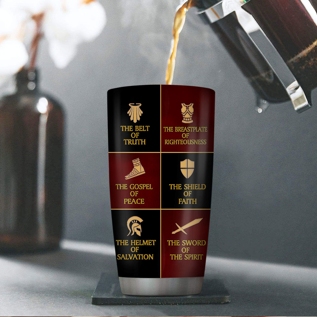 Custom Tumbler - The Gospel of Peace Pastoral Worship Gift