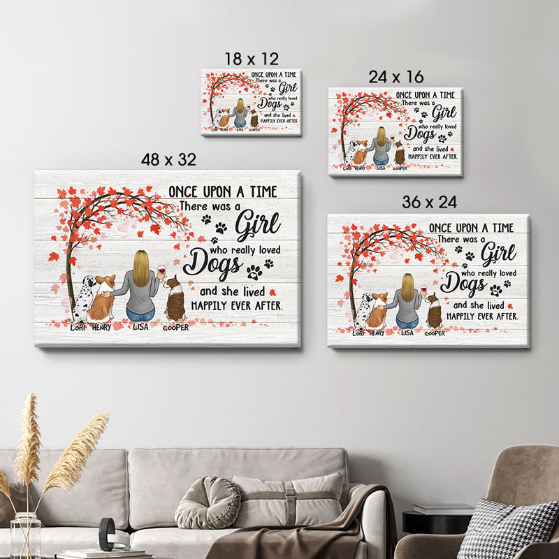 Custom 'Happily Ever After' Canvas for Dog Lovers & Pet Moms