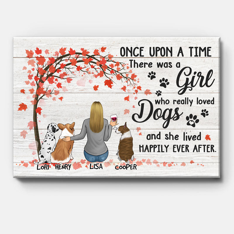 Custom 'Happily Ever After' Canvas for Dog Lovers & Pet Moms