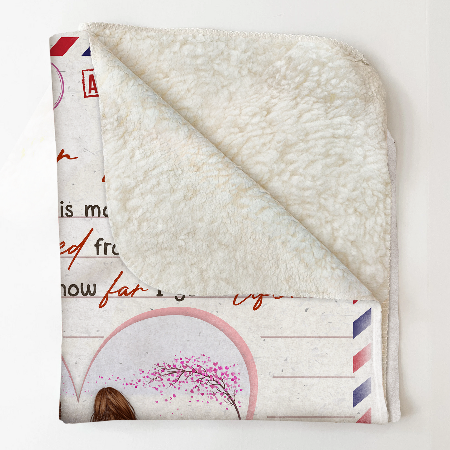 Custom 'Always Your Little Girl' Blanket – Heartfelt Gift for Mom