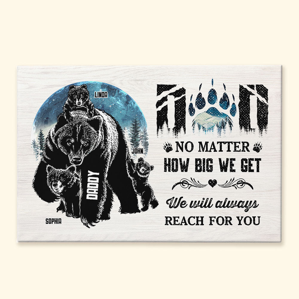 We'll Always Reach For You - Personalized Wrapped Canvas