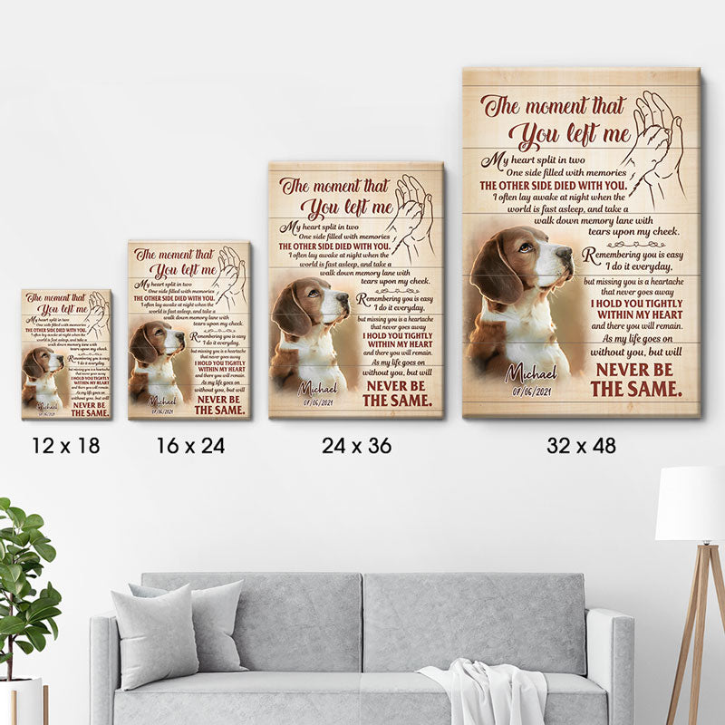 Forever in Our Hearts - Personalized Pet Memorial Canvas