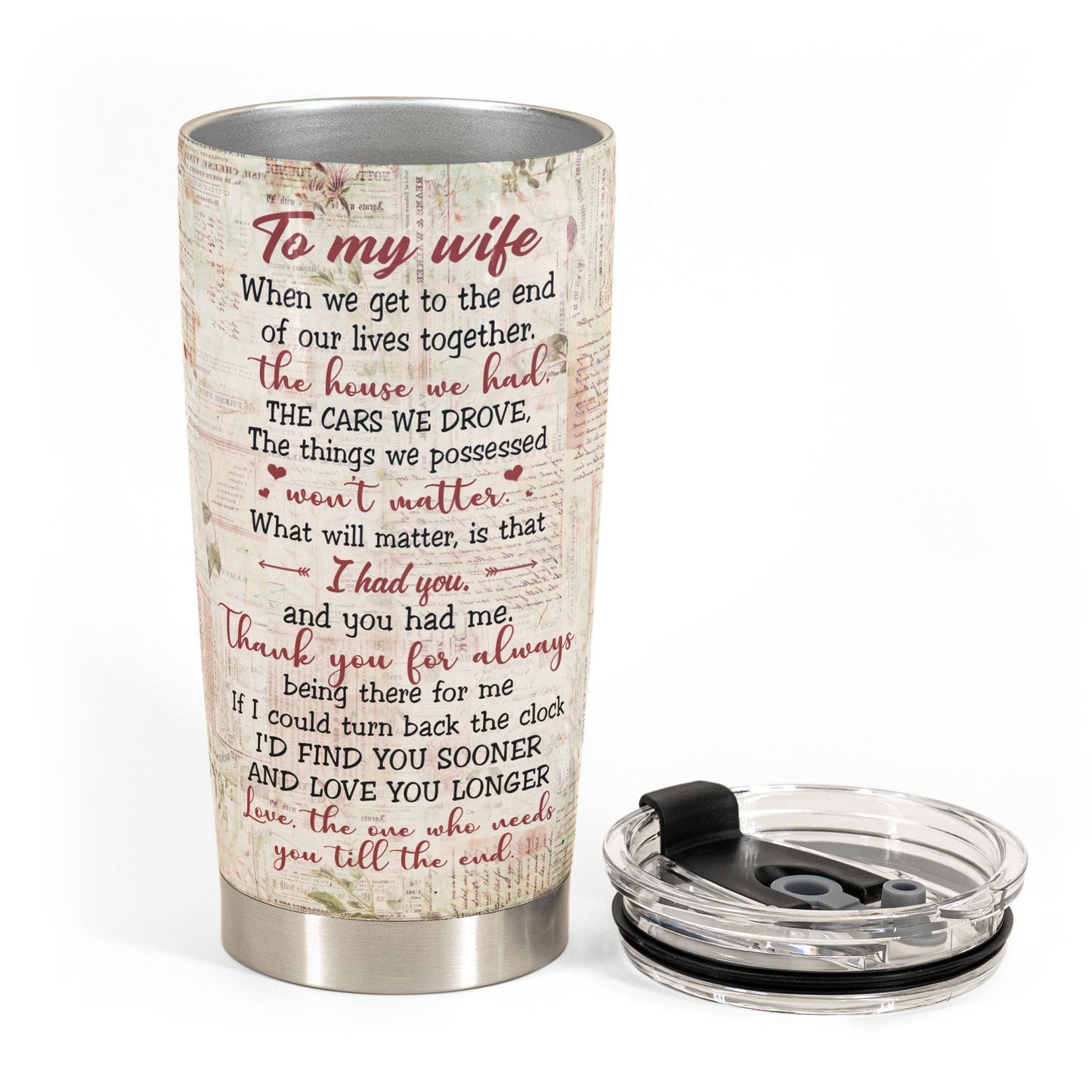 Personalized 'You & Me We Got This' Tumbler - Heartfelt Gift for Wife & Husband