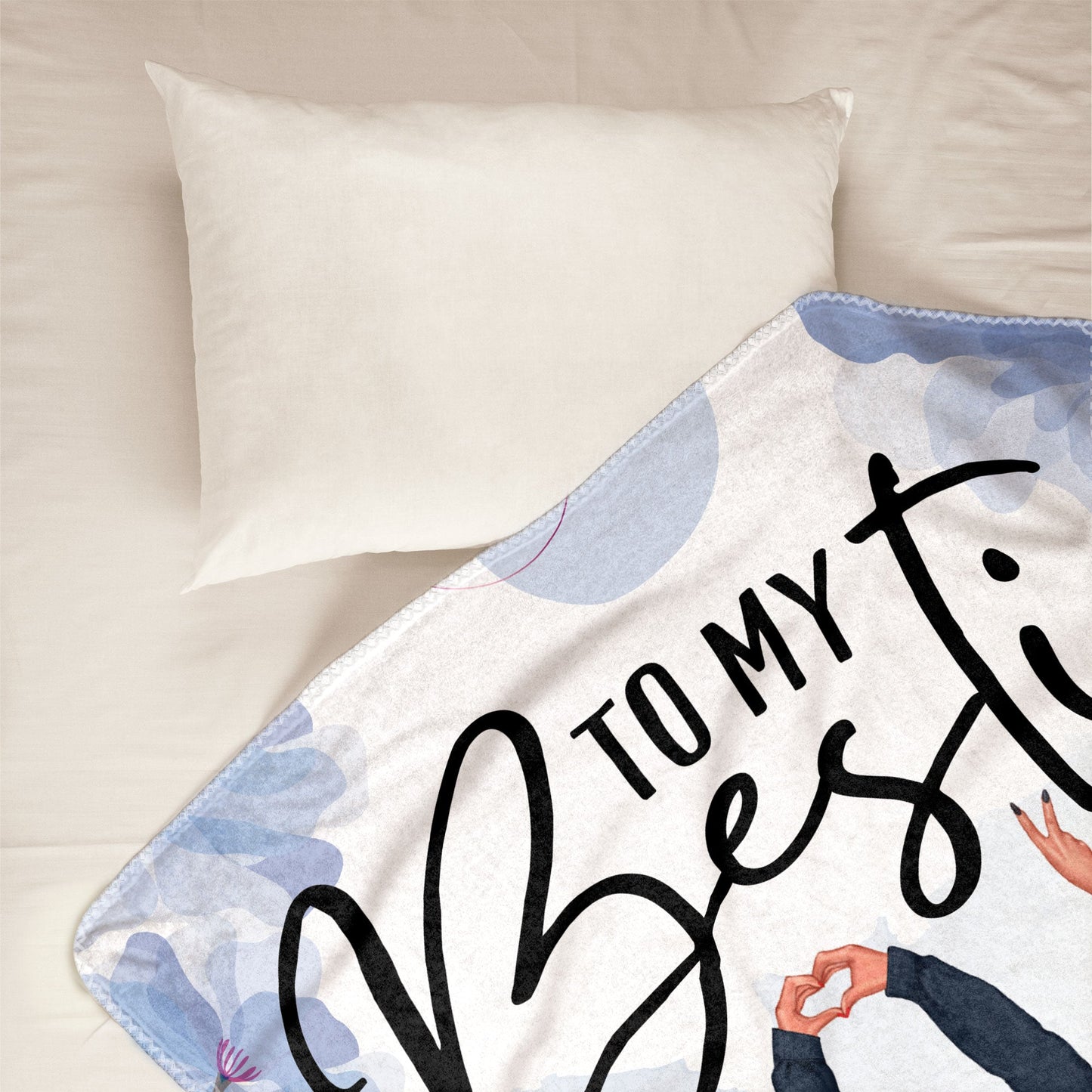 You Are The Sister I Got Choose - Personalized Blanket - Birthday, Friendship DayGift For Her, Besties, Friends,Bff