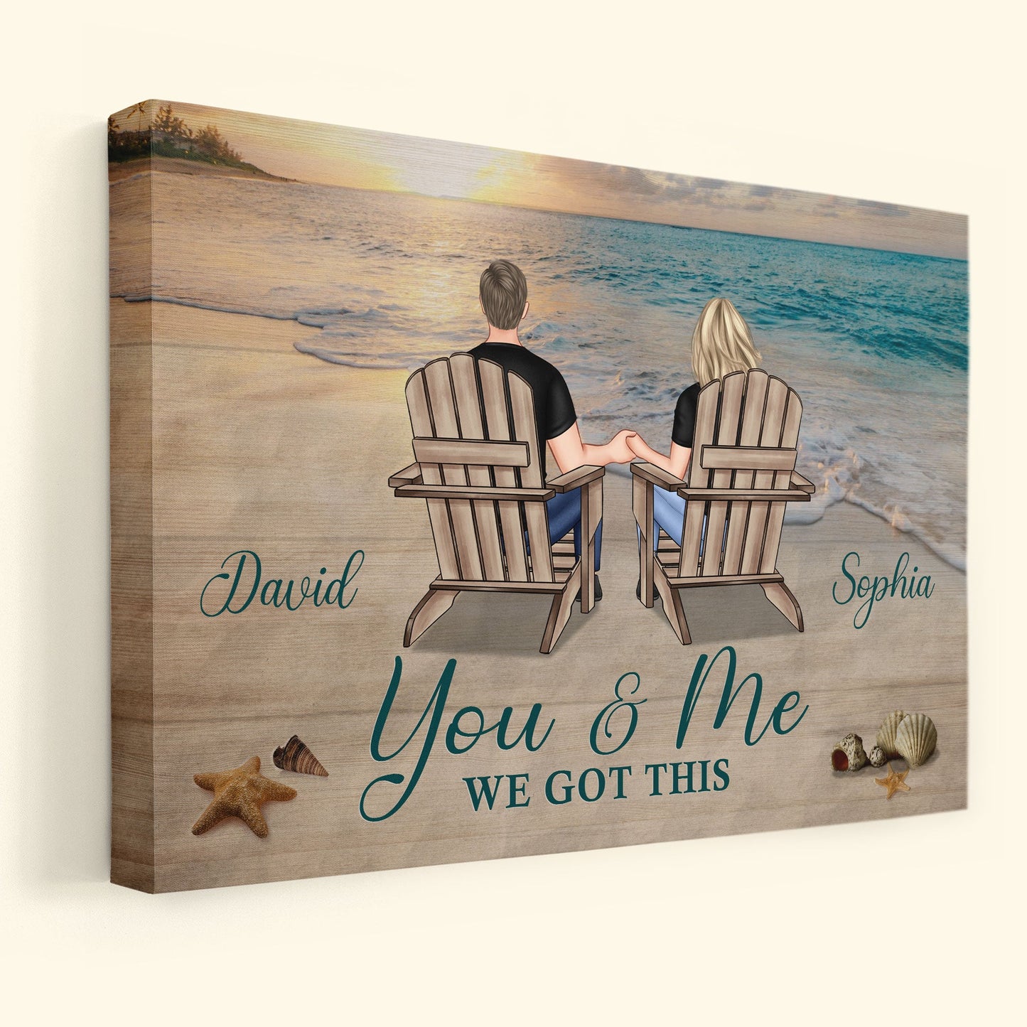Heartfelt Personalized "You & Me We Got This" Canvas for Couples - Anniversary Gift