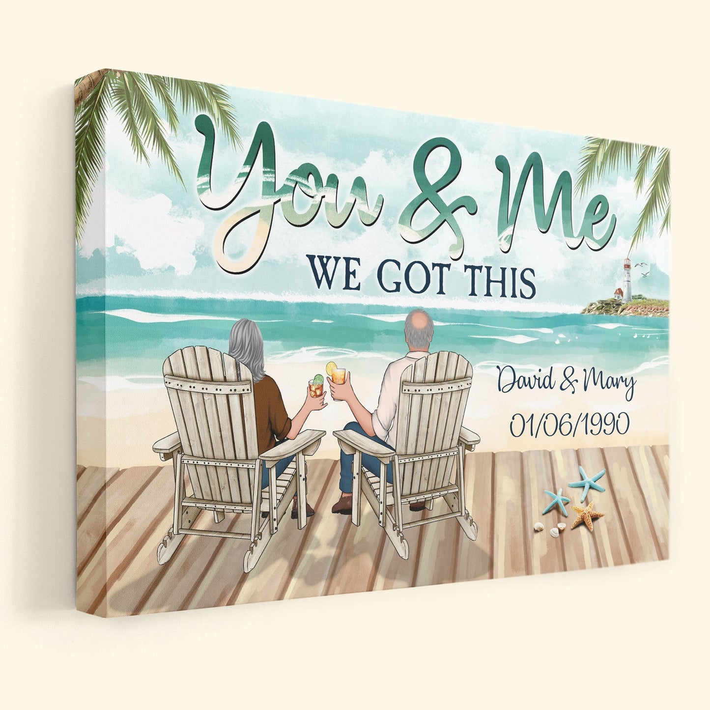 Personalized 'You & Me We Got This' Canvas for Couples - Sentimental Keepsake Gift