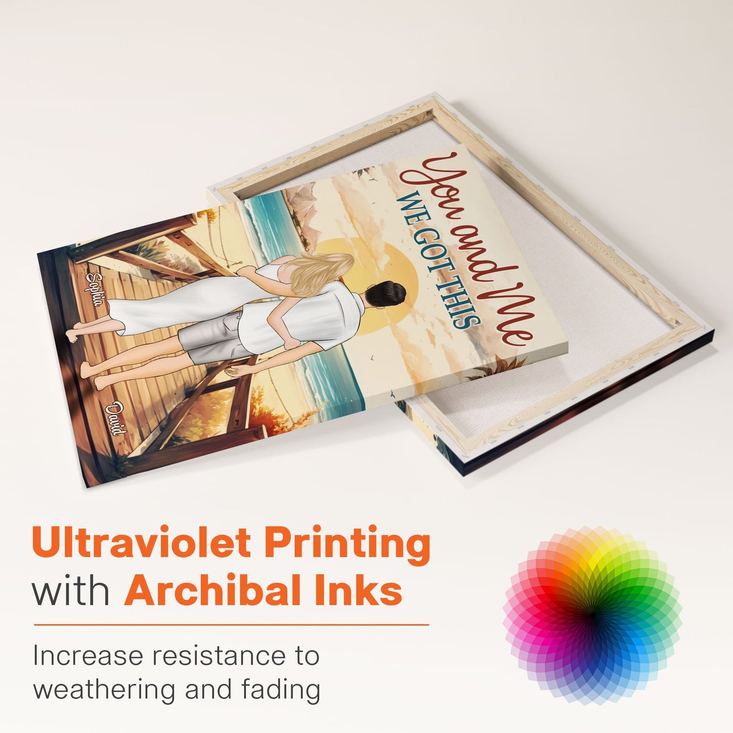 Personalized "You & Me We Got This" Canvas for Couples | Custom Wall Art Gift