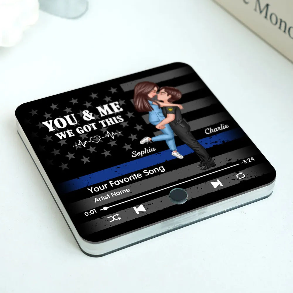 “You & Me, We Got This” Custom Song Fridge Magnet