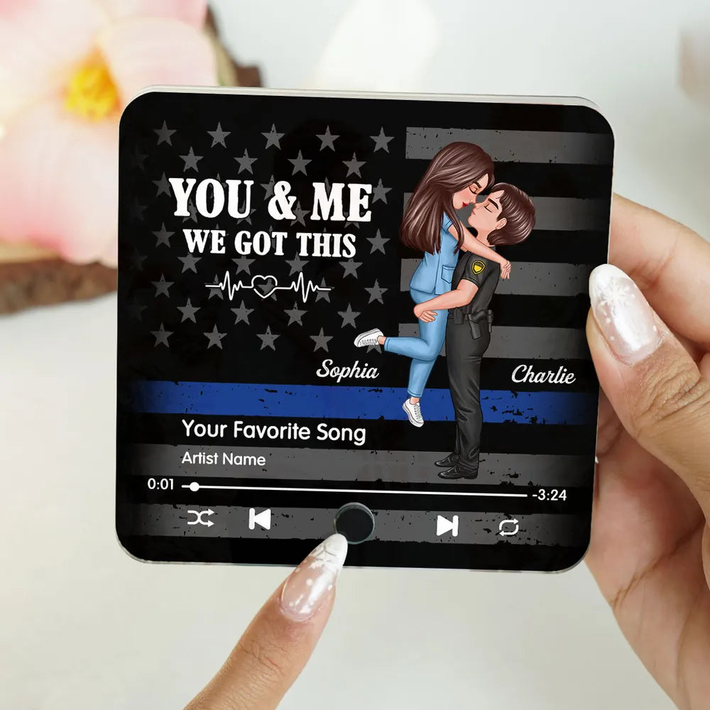“You & Me, We Got This” Custom Song Fridge Magnet