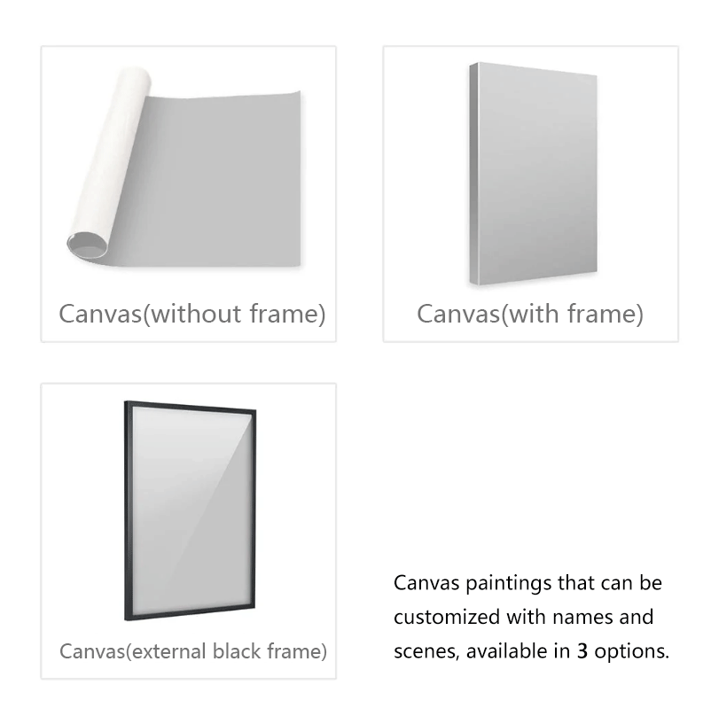 Heartfelt Personalized Family Canvas | "Together We Make A Family" Gift