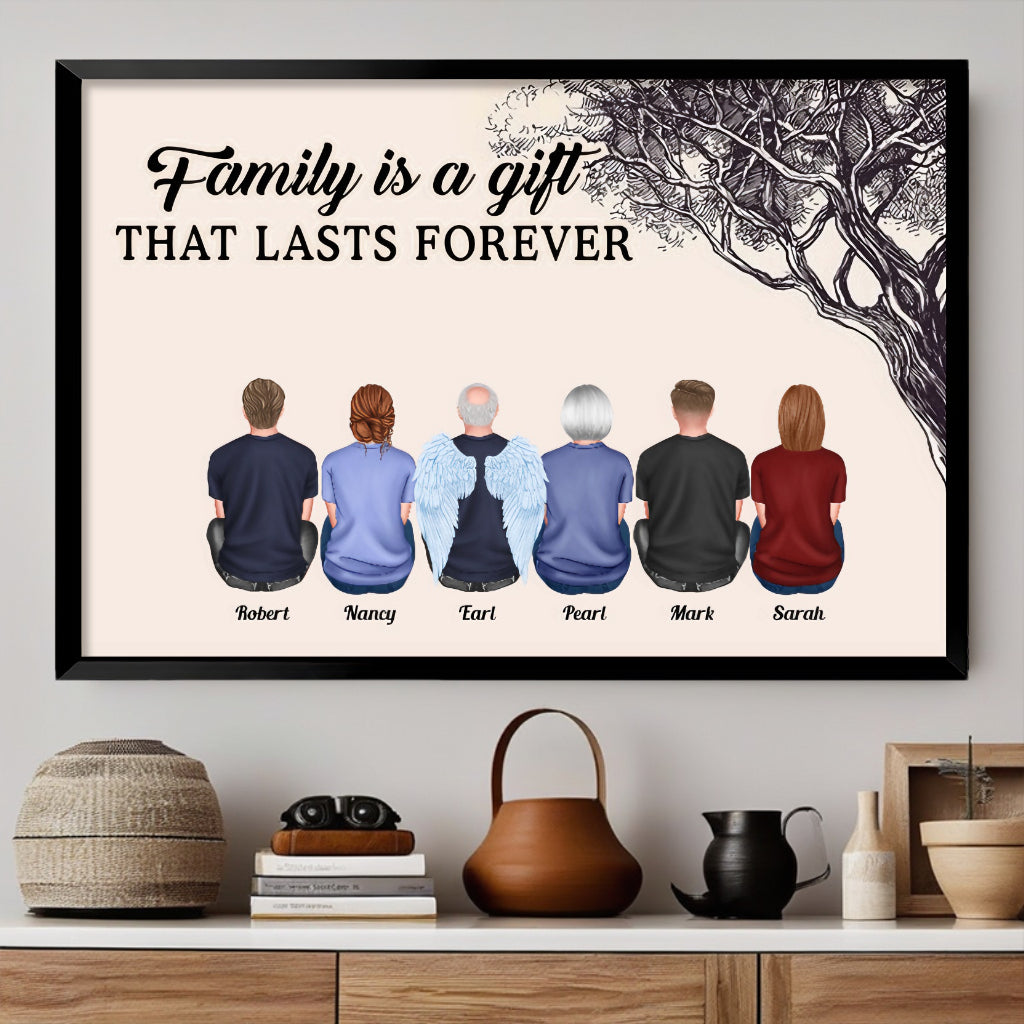 Heartfelt Personalized Family Canvas: 'I Had You & You Had Me' Wall Art