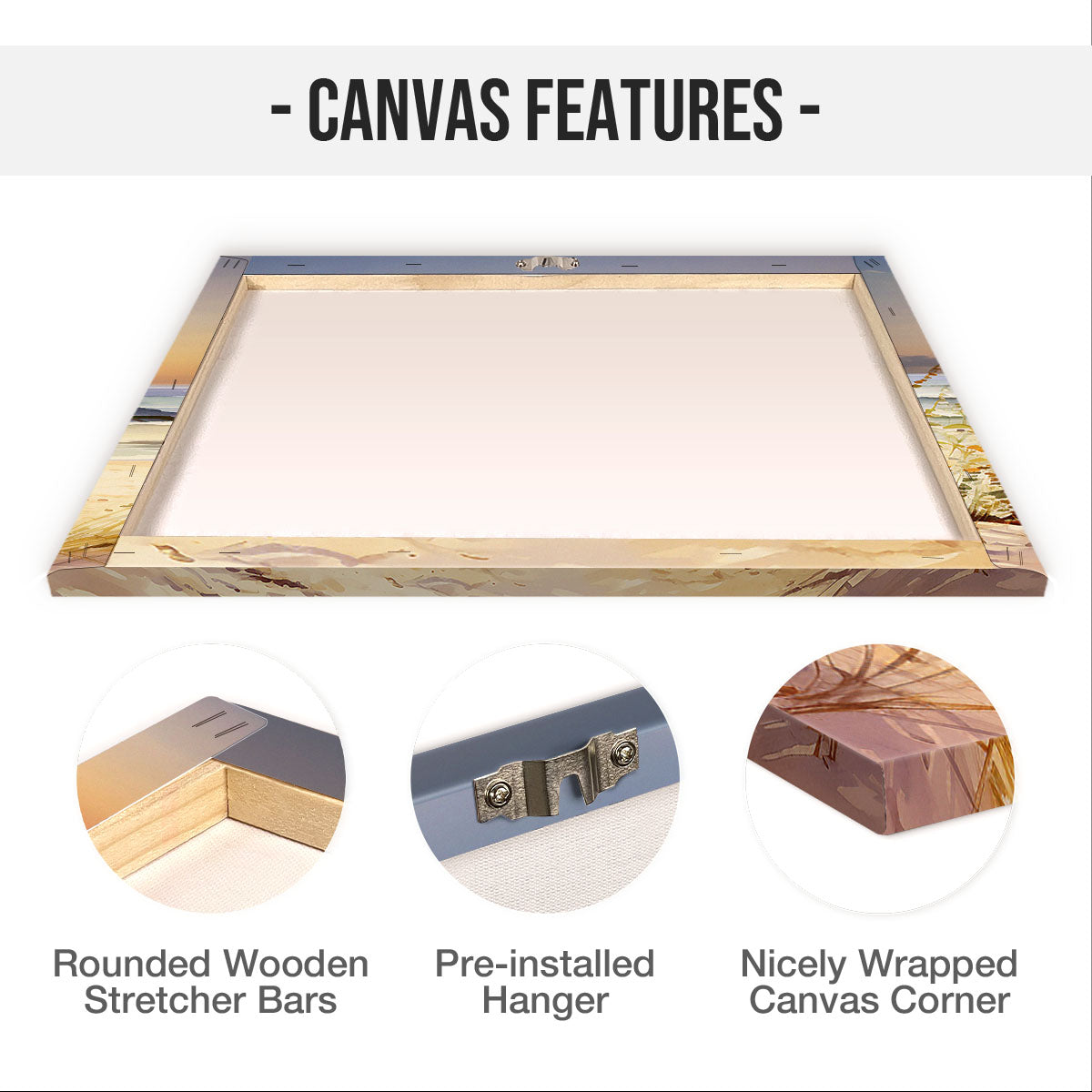 Custom Personalized Camping Couple Canvas Art: "Husband & Wife Camping Partners"