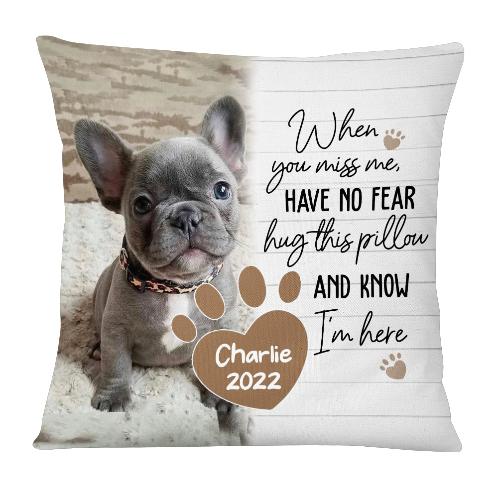 Forever by Your Side - Personalized Pet Memorial Pillow