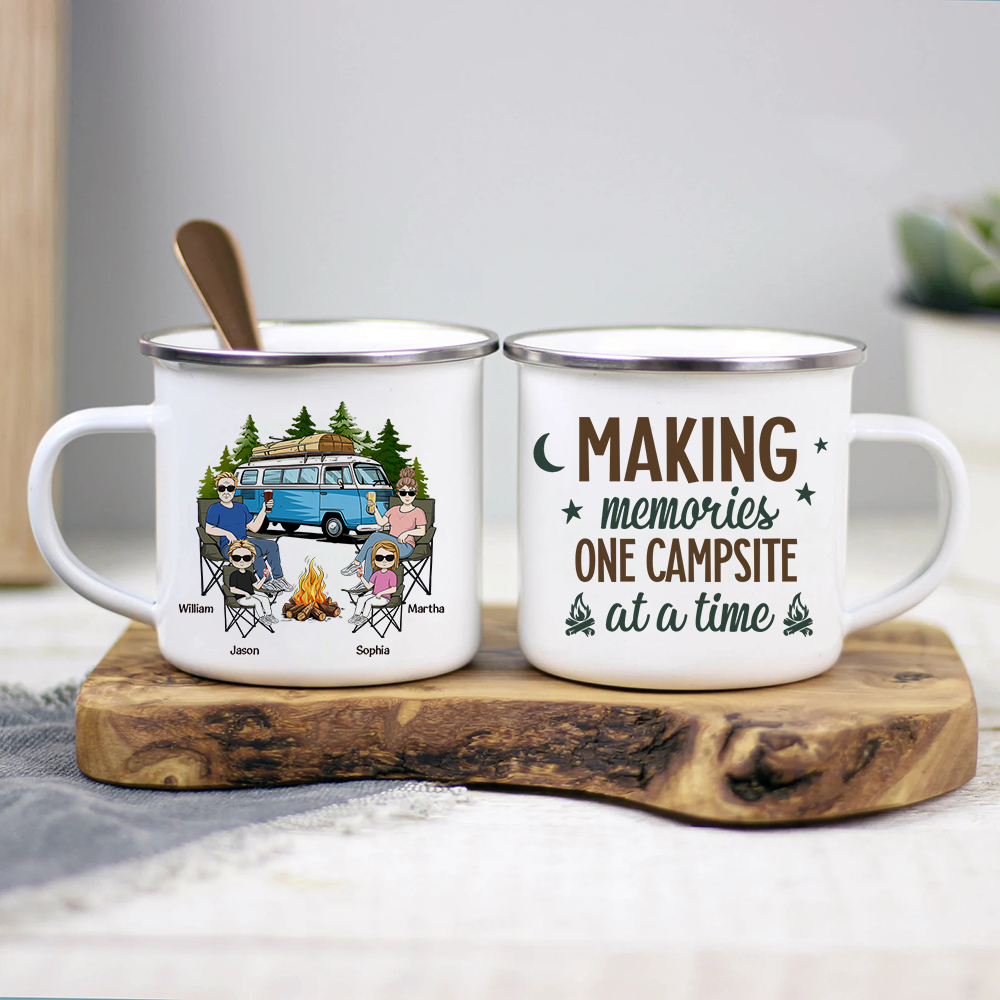 Custom Family Camping Mug: Making Memories One Campsite At A Time