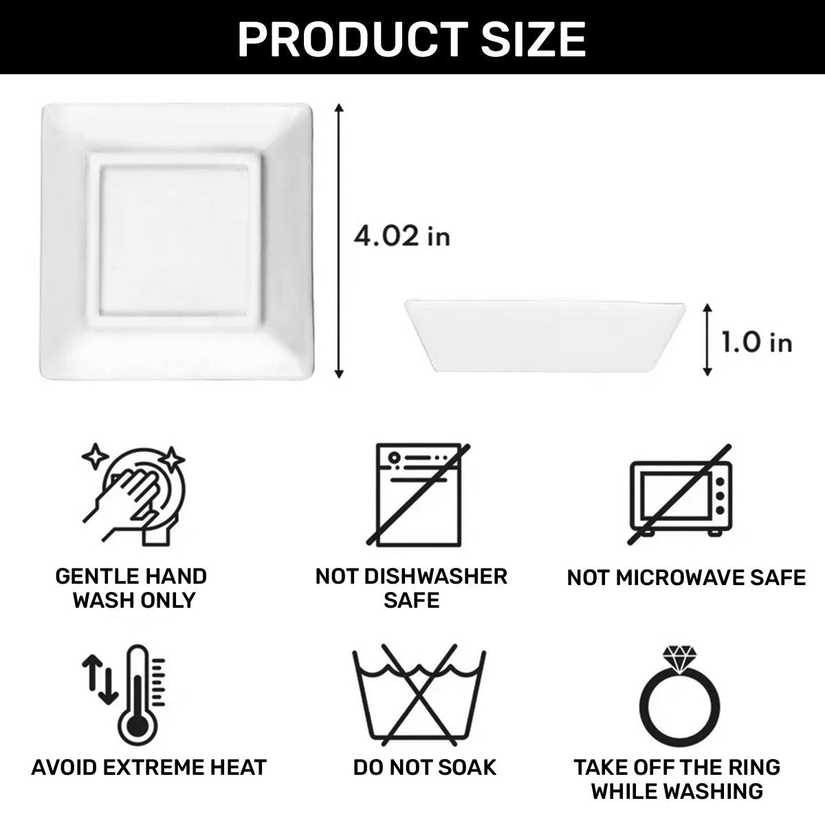 Personalized 'All Things Through Christ' Faith Jewelry Dish Gift