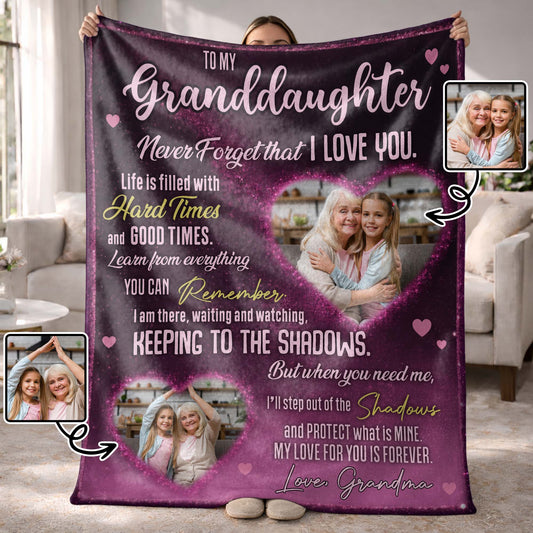 To My Granddaughter, Never Forget That I Love You, Hearts