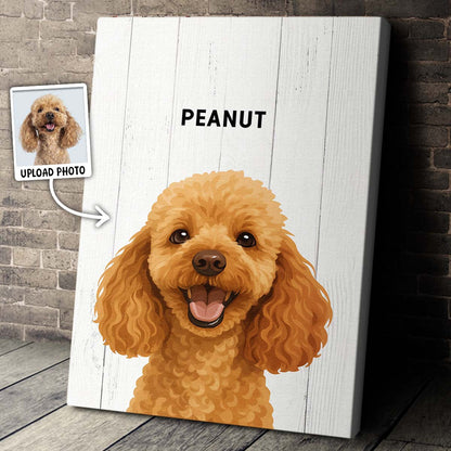 Personalized Customized Animated Art Style Of Your Fur Angel Canvas / Poster - Lovely Gift For Pet Lovers