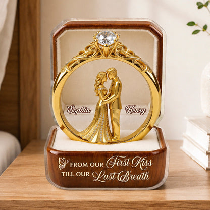 Personalized Couple Acrylic Plaque personalization view for Wife