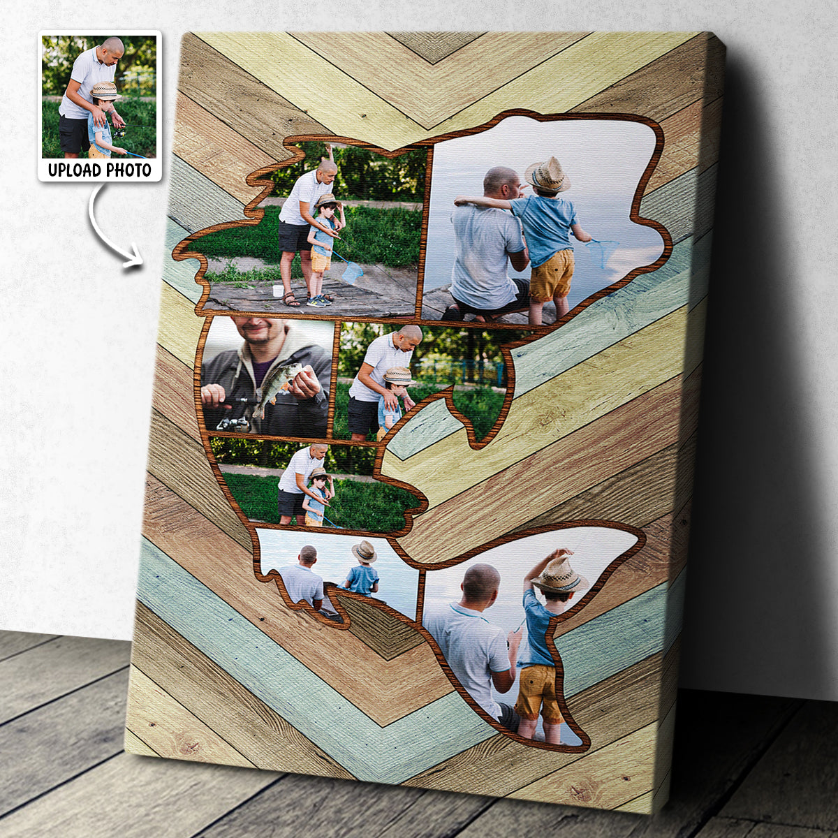 Personalized Custom Fishing Memories Canvas / Poster - Gift For Fishing