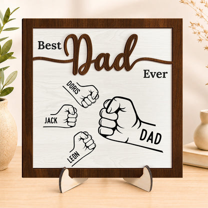 Plaque gift-ready design for Dad