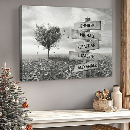 Love You Forever - Personalized Family Name Custom Poster / Canvas