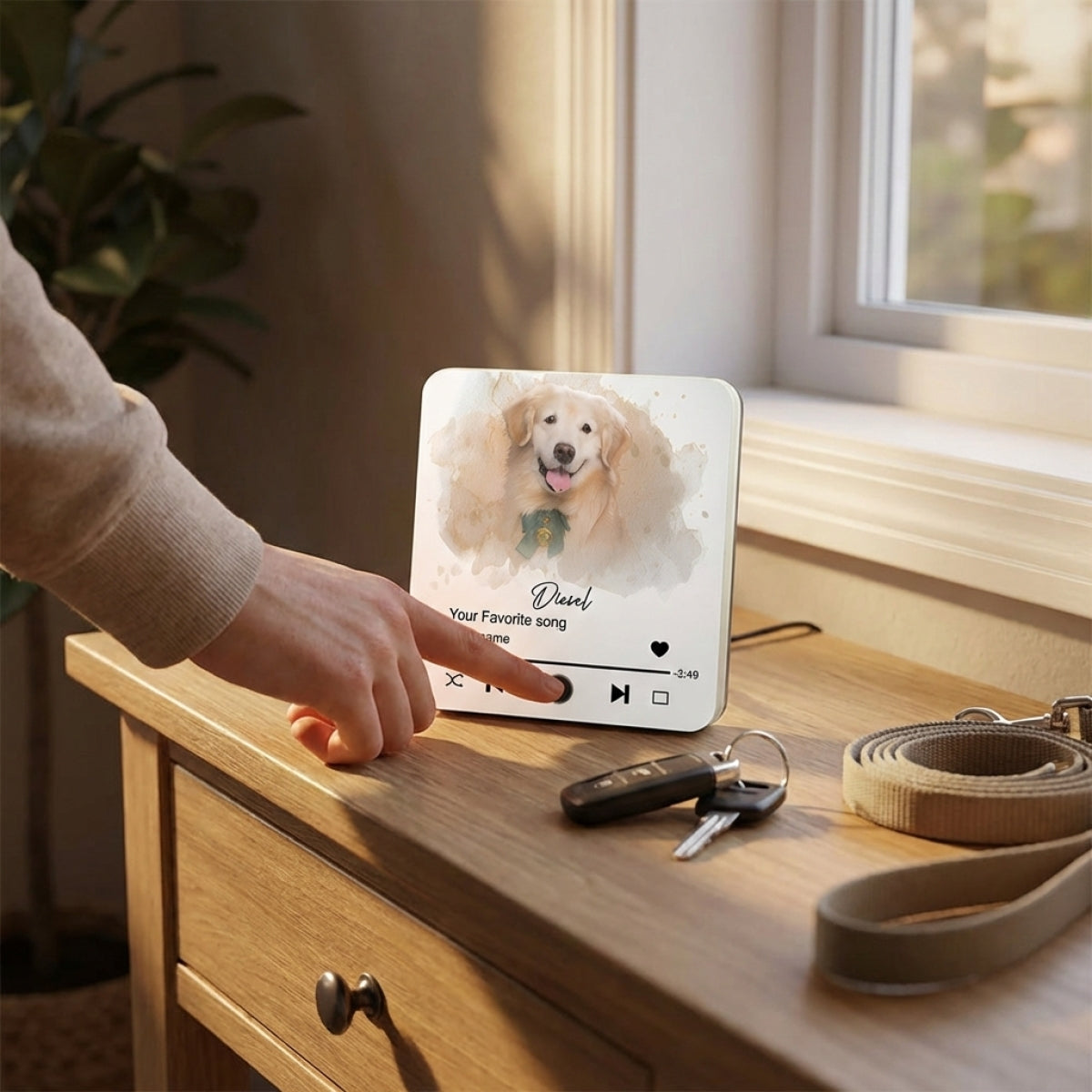 Pet From Photo - Personalized Customized Acrylic Music Magnet