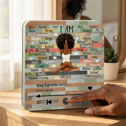 I AM - Personalized Acrylic Music Magnet