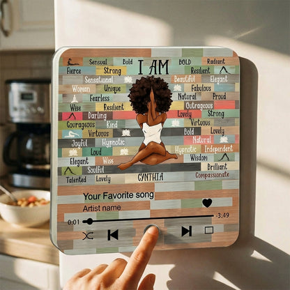 I AM - Personalized Acrylic Music Magnet