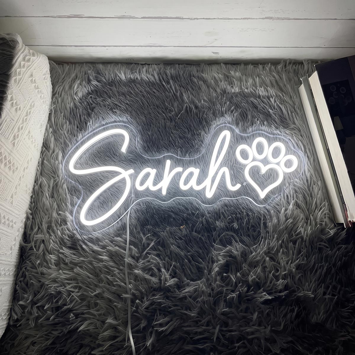 Personalised LED Neon Sign - Custom Name & Pet Logo Light for Wall Decor