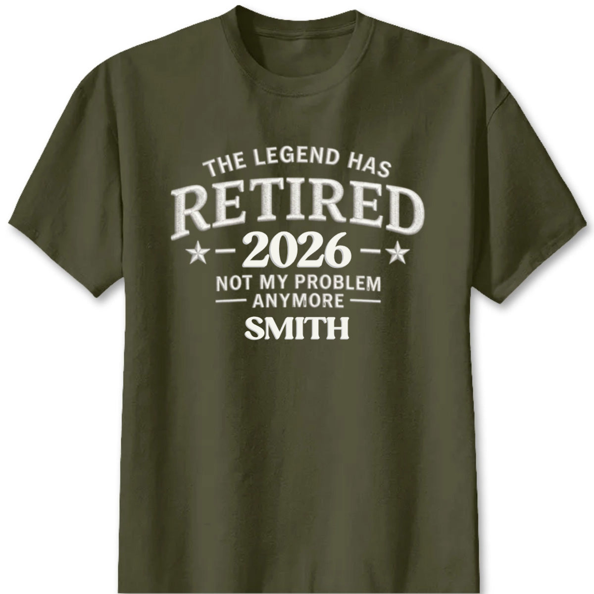 The Legend Has Retired Personalized Shirt - Custom Retirement Gift for Coworker & Dad