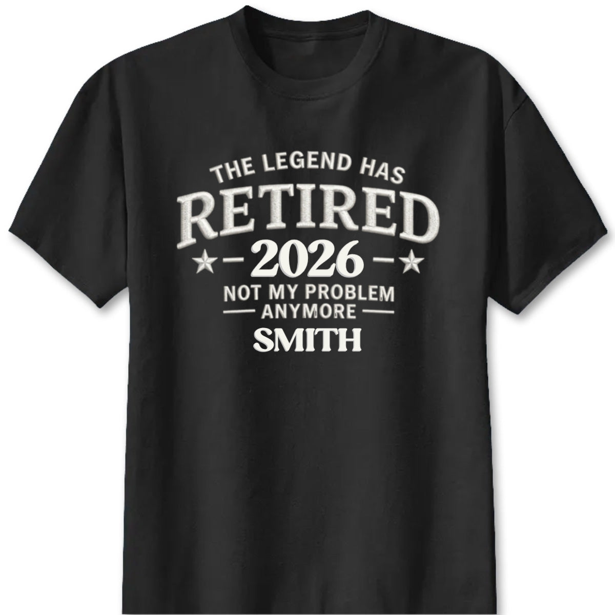 The Legend Has Retired Personalized Shirt - Custom Retirement Gift for Coworker & Dad