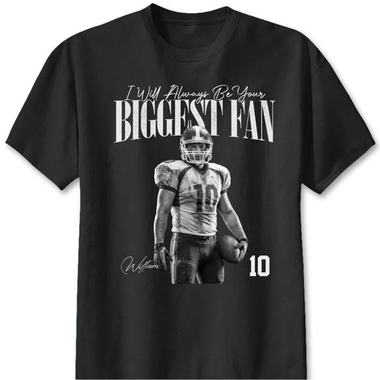 Class of 2027 Senior Mom Shirt - Personalized Sports Mom Gameday Apparel for Football Fans