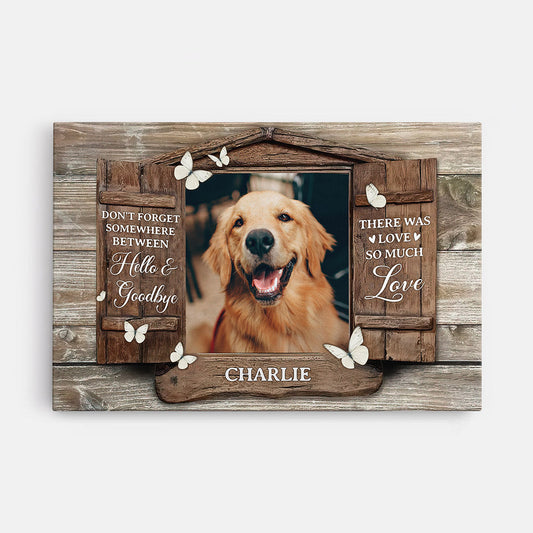 There Was Love So Much Love - Personalised Canvas / Poster | Gifts for Dog Lovers