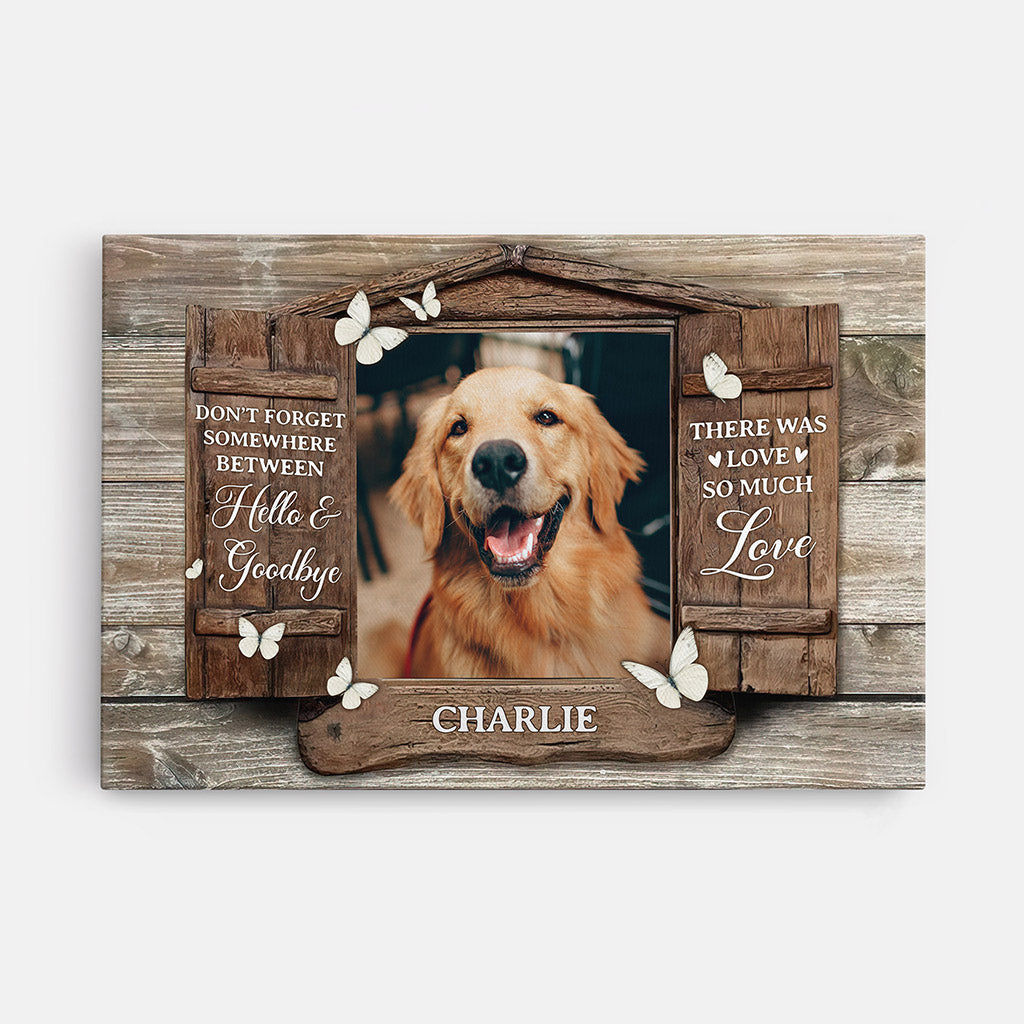 There Was Love So Much Love - Personalised Canvas / Poster | Gifts for Dog Lovers