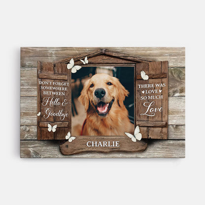 There Was Love So Much Love - Personalised Canvas / Poster | Gifts for Dog Lovers