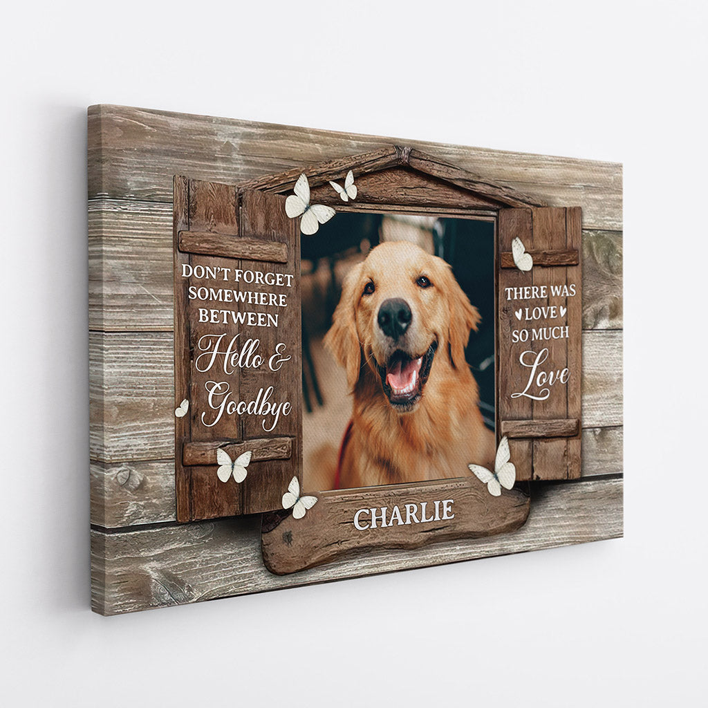 There Was Love So Much Love - Personalised Canvas / Poster | Gifts for Dog Lovers