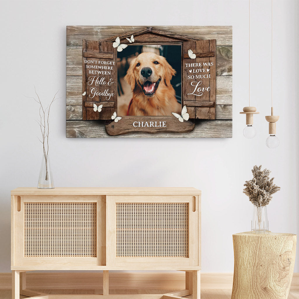 There Was Love So Much Love - Personalised Canvas / Poster | Gifts for Dog Lovers