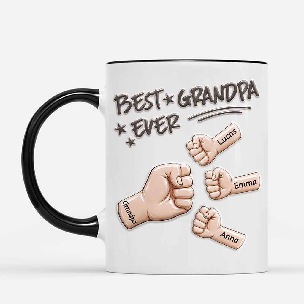 Personalized Best Dad Ever Mug personalization view for Dad