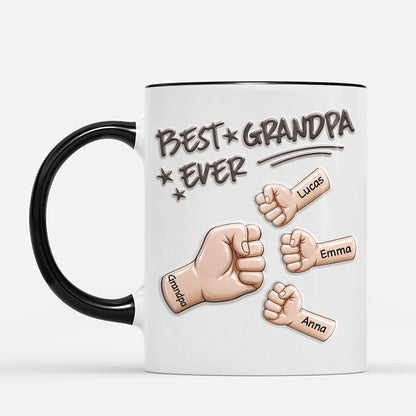 Personalized Best Dad Ever Mug personalization view for Dad