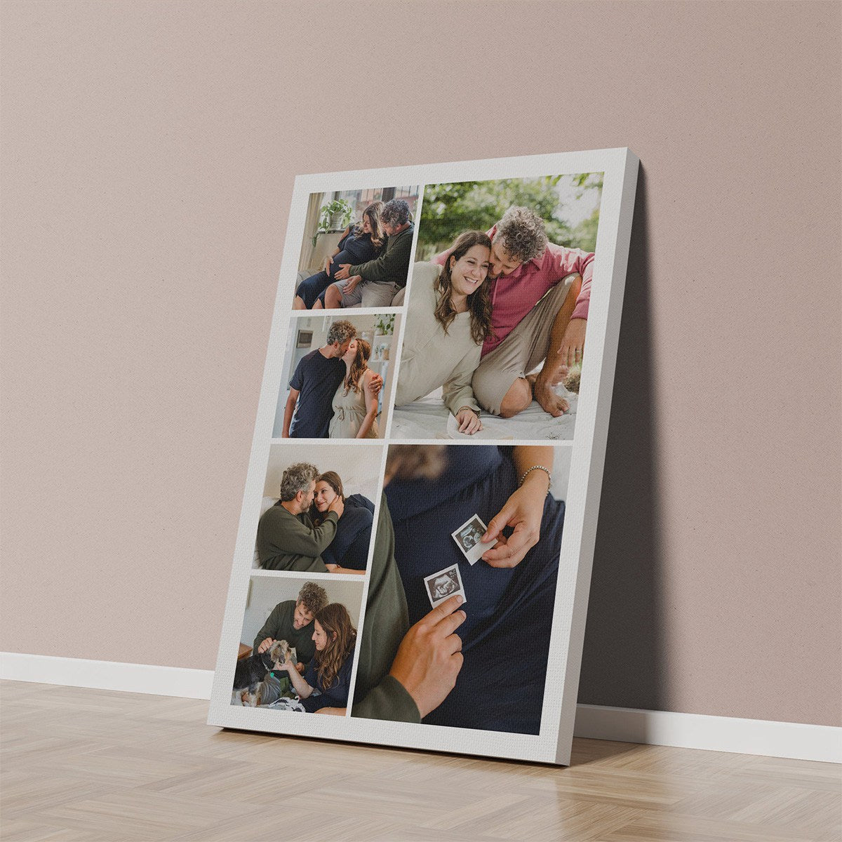 Personalized Photo Canvas: Custom Wedding & Anniversary Gift for Couples