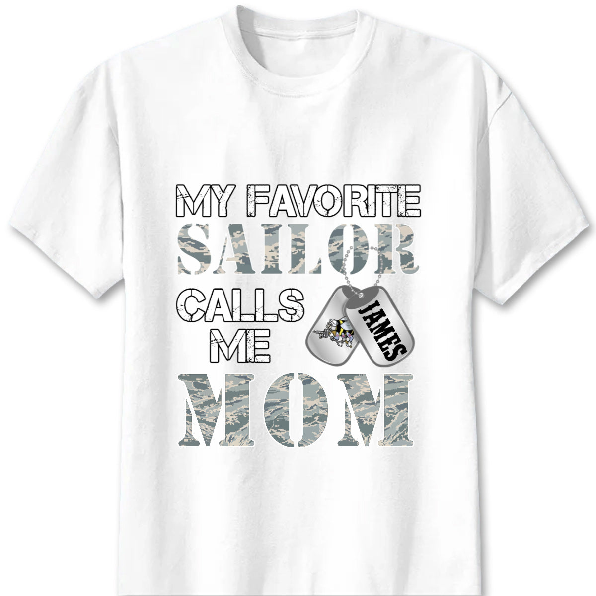 "My Favorite Soldier Calls Me…" - Custom Military Family Proud T-Shirt
