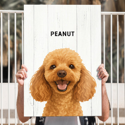 Personalized Customized Animated Art Style Of Your Fur Angel Canvas / Poster - Lovely Gift For Pet Lovers