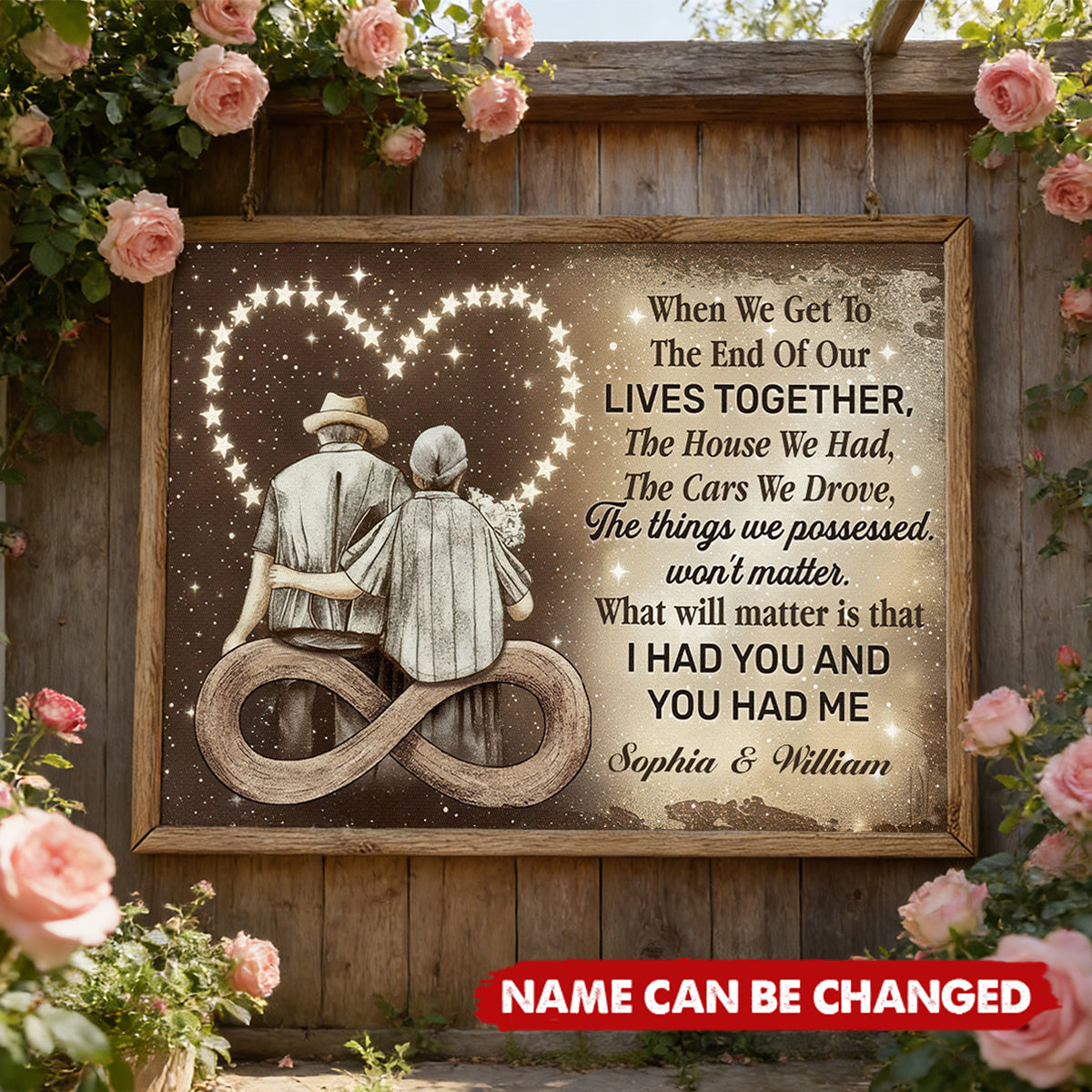 Me & You Always True - Personalized Custom Couple Poster / Canvas