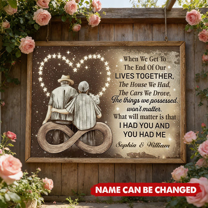 Me & You Always True - Personalized Custom Couple Poster / Canvas