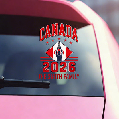 Custom 2026 World Cup Car Sticker for Dad with personalized design details for meaningful gifting image 7