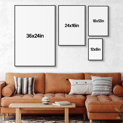 Personalized Custom Fishing Photo Canvas / Poster - Gift For Fishing Lovers