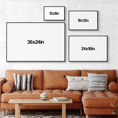First Dad Now Grandpa - Personalized Custom Photo Canvas / Poster