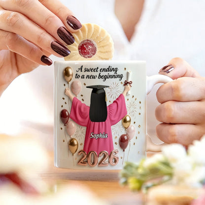 Personalized Graduation Mug - A Sweet Ending to a New Beginning