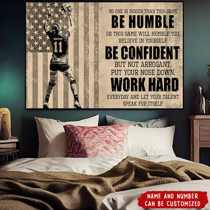 Personalized Volleyball Life Lessons Poster / Canvas - Custom Gift For Volleyball Lovers